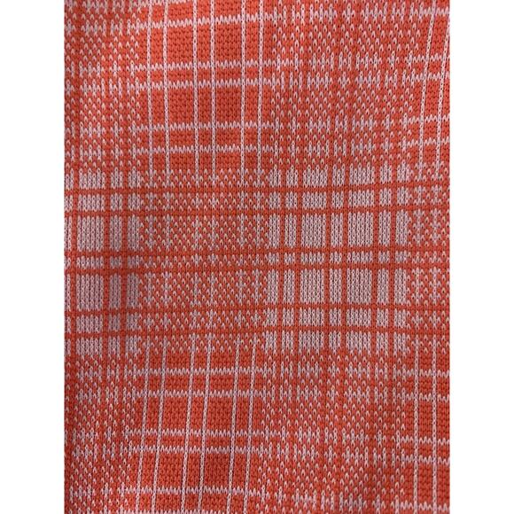 Vintage 1970s MOD Orange Pull On Flare Leg Trouser Polyester Pants Sz Small - Picture 7 of 7